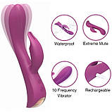 Вібратор для дівчат, член з вібрацією Enchanted Teaser 10 режимів вібрації, фото 7