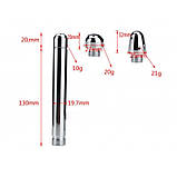 Анальний душ, пряма насадка для анального і вагінального душу з трьома насадками, фото 4