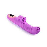 Імітатор пеніса з вібрацією, вібростимулятор жіночий Pleasure Luxury Royale, 7 швидкостей, водонепроникний, фото 6