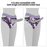 Трусики страпон, strapon Lovetoy Violet високоякісний поліамід, фото 7