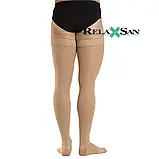 51% БАВОВНИ Компресійні панчохи від варикозу RELAXSAN MEDICALE COTTON 2 клас компресії відкритий носок (мисок), фото 6