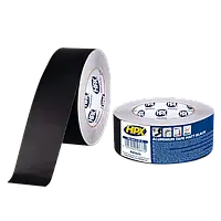 HPX AL MATT BLACK 120°С 30мкм - 50мм x 25м - Високотемпературна алюмінієва клейка стрічка чорна матова (алюмінієвий скотч)