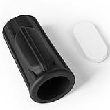 Ерекційне кільце, вібраційне кільце для члена Lovetoy Vibrating Ridge Knights Ring Black, водонепроникний TPE, фото 5