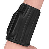 Ерекційне кільце, вібраційне кільце для члена Lovetoy Vibrating Ridge Knights Ring Black, водонепроникний TPE, фото 9