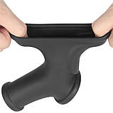 Ерекційне кільце, вібро кільце на член Lovetoy Knights Ring чорний, фото 6