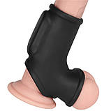 Ерекційне кільце, вібро кільце на член Lovetoy Knights Ring чорний, фото 9