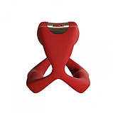 Ерекційне кільце, вібраційне кільце на член Hot Kiss Power Ring Red 9 режимів вібрації, фото 4