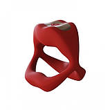 Ерекційне кільце, вібраційне кільце на член Hot Kiss Power Ring Red 9 режимів вібрації, фото 5