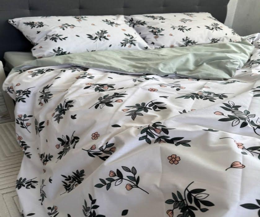 Двоспальний розмір постільна білизна бязь «Пальміра», фото 1