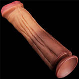 Імітатор фалоса, фаллоімітатор Lovetoy Dual Layered Silicone 12 дюймів, фото 4
