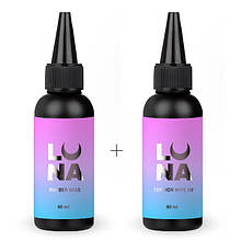 Набір для покриття нігтів 2в1: каучукова база Rubber base + Топ Non Wipe UV (без липкого шару), 60 мл