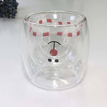 Пиала подв стекло 250 мл “Медвежья”, DG2455СT, 36шт/ящ