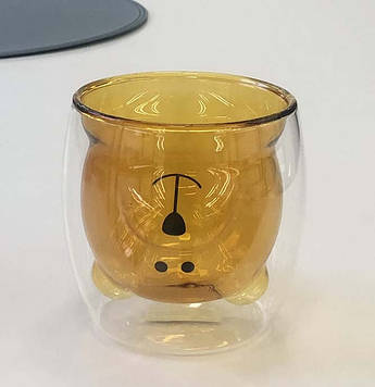 Піала подв скло 250 мл «Бурштиновий Умка», 100 шт/ящ, 102-231