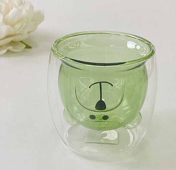 Піала подв скло 250 мл «Зелений Умка», 100 шт/ящ, 102-233