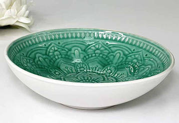 Салатник 17,5 см "Зелена Амфітрита",36шт/ящ.,7953-57