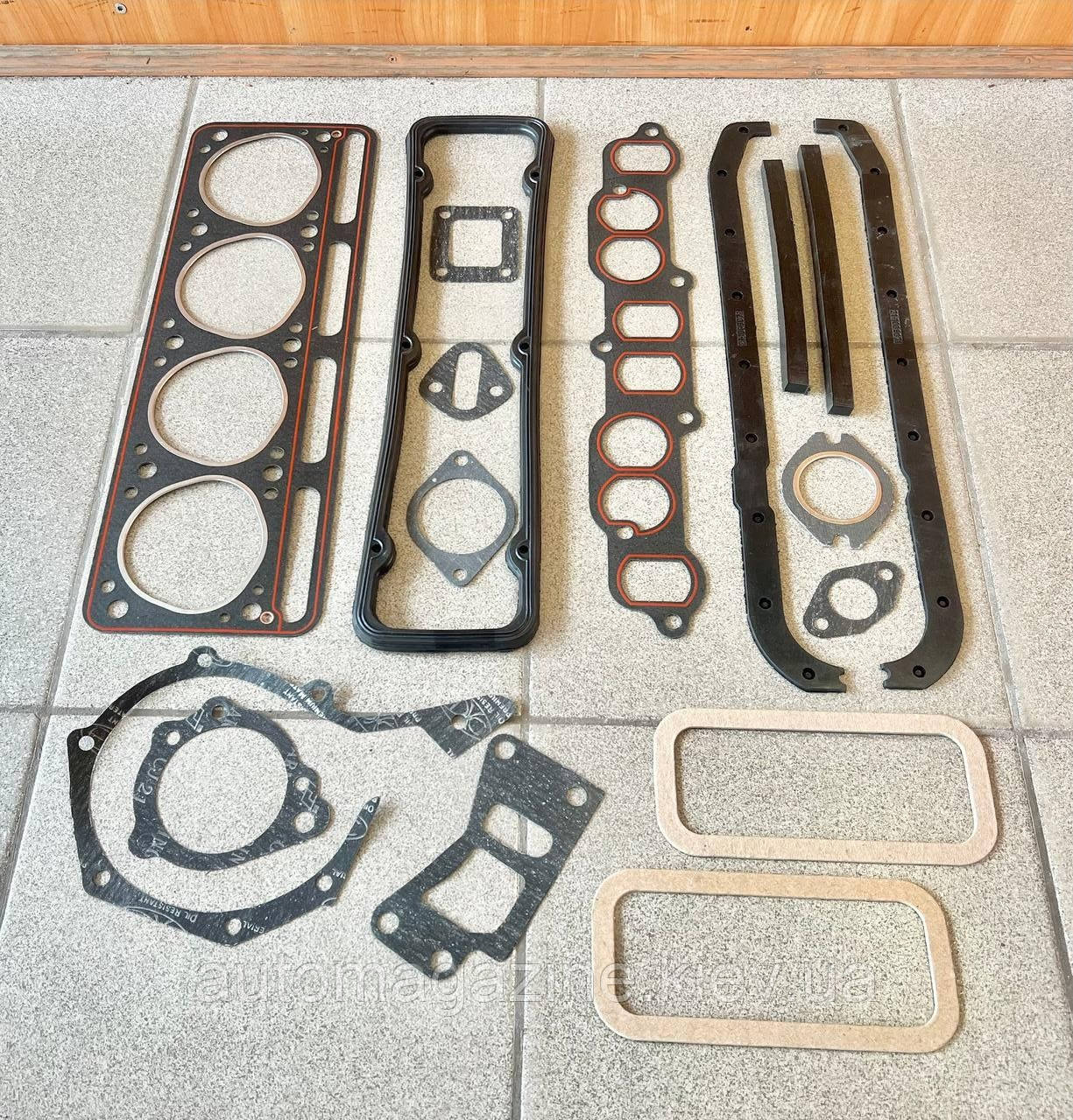 Прокладки двигуна УАЗ, ГАЗ 21 (комплект), фото 1