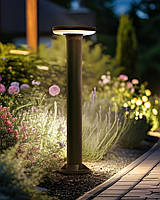 Сонячний світлодіодний садовий світильник TARKIO чорний