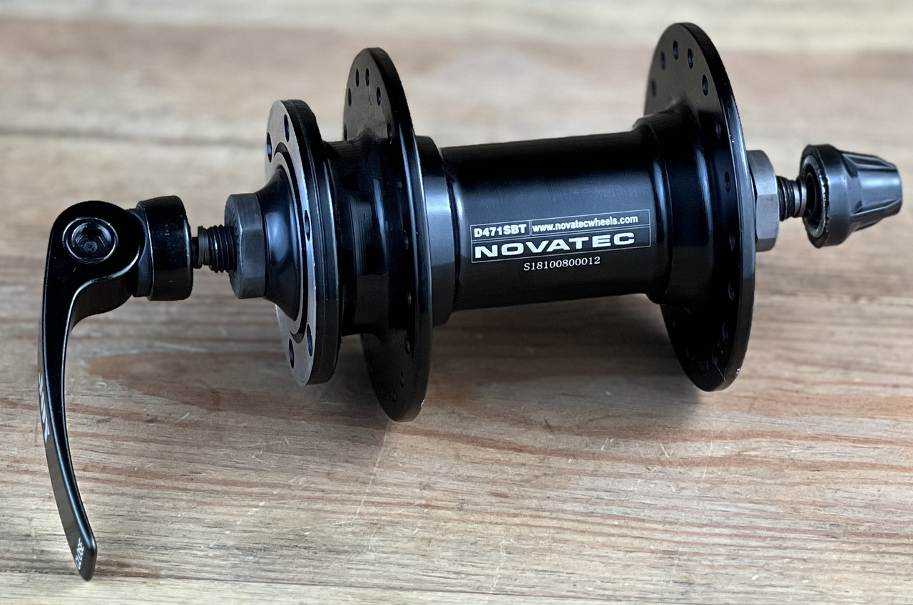 Втулка на велосипед передня NOVATEC D471STB під ексцентрик, фото 1