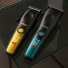 Акумуляторний триммер для волосся + 8 насадок, 9000 об/хв, 2500 mAh, V-195, Золотий / Машинка для стрижки, фото 5