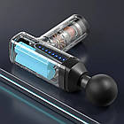 Акумуляторний масажер для тіла з 6 насадками , 20Вт, FH-320 / Перкусійний масажер / Ручний масажер, фото 5