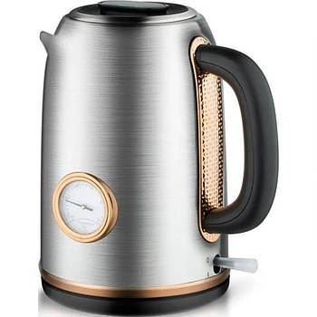 Електрочайник з нержавіючої сталі 1,7 л, 2200 Вт, MS 7849 / Електричний чайник / Дисковий чайник