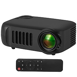 Мультимедійний проєктор для дому, 24 Вт, 13.5×9.7×5 см, A2000 / Мініпроєктор / Проєктор із динаміком