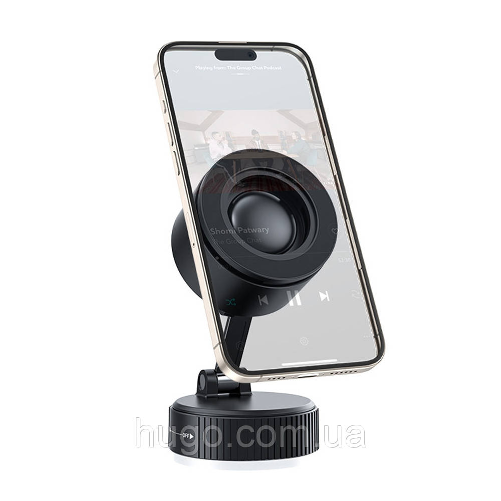 Магнітний тримач для телефону із зарядкою A01 / Підставка для телефону / Тримач телефону в авто, фото 1