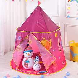 Дитячий ігровий намет 120*116 см / Дитячий іграшковий замок / Ігровий намет / Ігровий будиночок