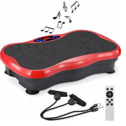 Віброплатформа для тренувань до 200 кг з пультом, 53х31х13 см / Фітнес платформа / Вібраційна платформа