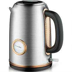 Електрочайник MS 7849 з нержавіючої сталі 1,7 л, 2200 Вт / Електричний чайник / Дисковий чайник