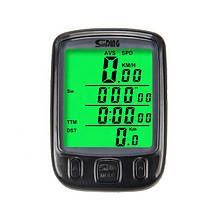 Велокомпьютер SD-563A, підсвічування дисплея, 27 функцій,Waterproof