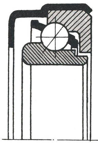 Підшипник 6-986714 ГПЗ-34 розміри 70*106*21, фото 2