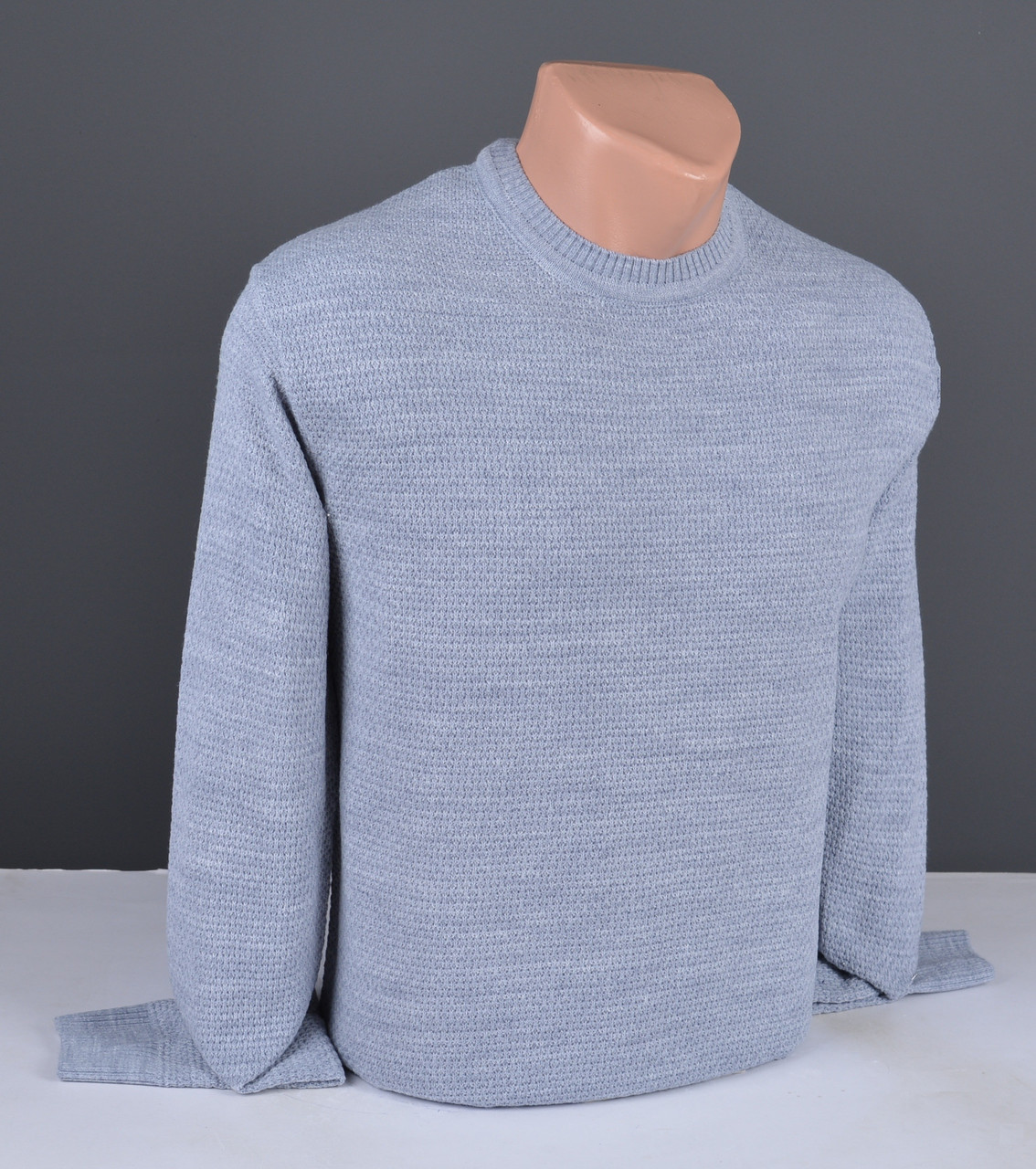 Чоловічий тонкий джемпер | Чоловічий светр сірий Туреччина 3115, фото 1