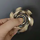 Антистрес фіджет спіннер DIESEL GOLD іграшка з металу EDC, фото 2