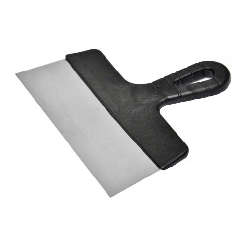 Шпатель сталевий з нержавіючим покриттям фасадний, 200 мм, шт, фото 1