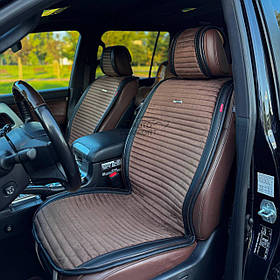 Накидки на передні сидіння авто IMPERIAL AUTO COMFORT, коричневий колір