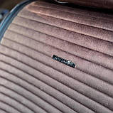 Накидки повний комплект на передні і задні сидіння авто IMPERIAL AUTO COMFORT, коричневий колір, фото 5
