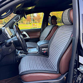 Накидки повний комплект на передні і задні сидіння авто IMPERIAL AUTO COMFORT, сірий колір