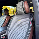 Накидки повний комплект на передні і задні сидіння авто IMPERIAL AUTO COMFORT, сірий колір, фото 5
