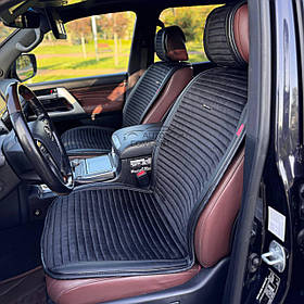 Накидки на передні сидіння авто IMPERIAL AUTO COMFORT, чорний колір