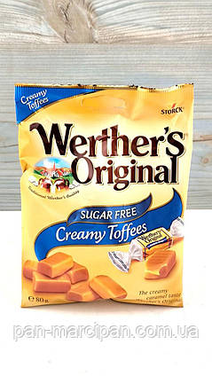 Цукерки без цукру Creamy Toffees Werther's Original 80 г (Німеччина)