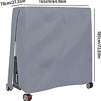 Чохол для вуличного тенісного столу 165*70*185