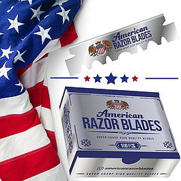 Леза для небезпечних бритв (шаветт) половинками American Razor Blades 100шт