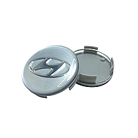 Ковпак колеса HYUNDAI срібло 60 мм пластик+епоксидне покриття 1шт OEM 52960-L1150 (ковпачок)