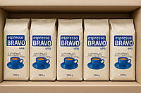 Ящик 5 кг Кава в зернах Espresso Bravo Uno Roma Blue 1 кг Віденська кава