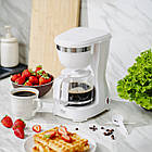 Крапельна кавоварка Adler AD 4381 white — 600 Вт, 0,6 л, функція підігріву, фото 9