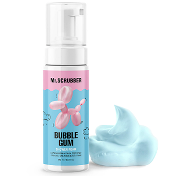 Парфумована пінка для душу з ароматом жувальної гумки Mr.SCRUBBER Bubble Gum, 150 мл (Mr1100)