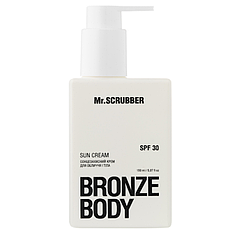 Сонцезахисний крем для обличчя і тіла Mr.SCRUBBER SPF 30 Bronze Body, 150 мл (1968)