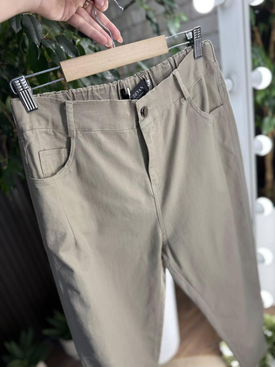 Шикарні жіночі штани, ткань "Стрейч+Коттон" 46, 48, 50, 52, 54, 56 розмір 46