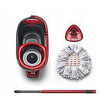 Набір для прибирання Vileda Easy Wring&Clean Turbo 2в1 Швабра стрічка з відром з автоматичним віджиманням, фото 9